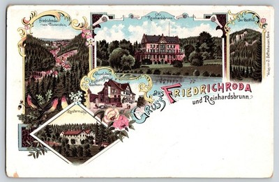 Postcard - Gruss Aus Friedrichroda Germany