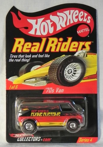 Hot Wheels "70s Van", Real Riders Series 4, Redlines, Ltd Ed, MOMC