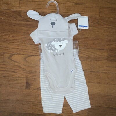 GERBER Brand new Piece Set Shirt one piece pants Hat LITTLE