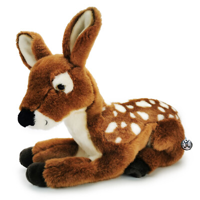 Reh Kitz Kuscheltier liegend 28 cm Rehkitz Hirsch Plüsch SARNA