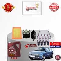 Kit Wartung ÖLfilter ZüNdkerzen Fiat Bravo 1.6 16V 76KW 103CV Ab 1996