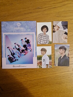 madtown emotion album with inclusion kpop album extra 3 photocards (description)