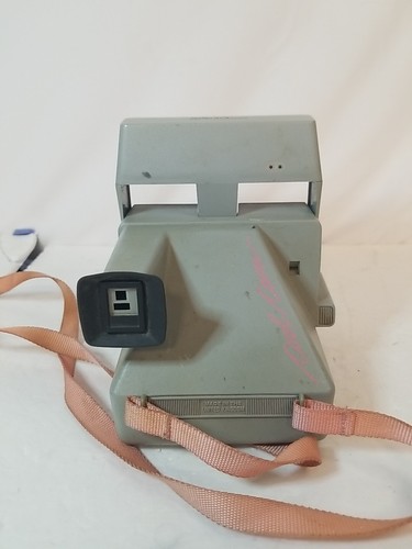 Vintage Polaroid Cool Cam 600 Instant Film Photo Camera Pink And Grey - Picture 3 of 6