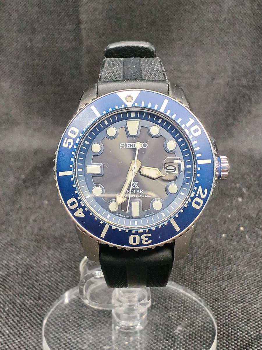 Seiko Prospex V157-0BT0 Date Air Divers 200m ST.Steel Solar