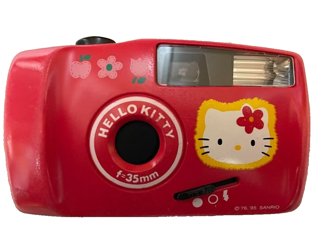 Hello Kitty Film Camera 35mm Boxed 1995 Sanrio Used Film Camera Hello