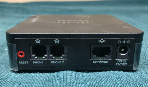 Cisco ATA191-3PW-K9 2-Port Analog Telephone Adapter ATA191-K9 v02 w/ AC Adapter - 第 1/6 張圖片