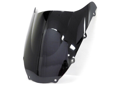 ABS Black Double Bubble Windscreen Windshield for 1998-1999 Kawasaki Ninja ZX9R