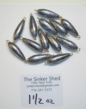 1-1/2 oz inline Trolling Sinkers - choice of quantity - FREE SHIPPING