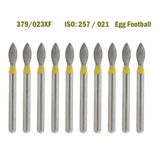 Dental Burs SUPÉR Multi-Use Diamond Egg Football 379/023XF EXTRA FINE High Speed