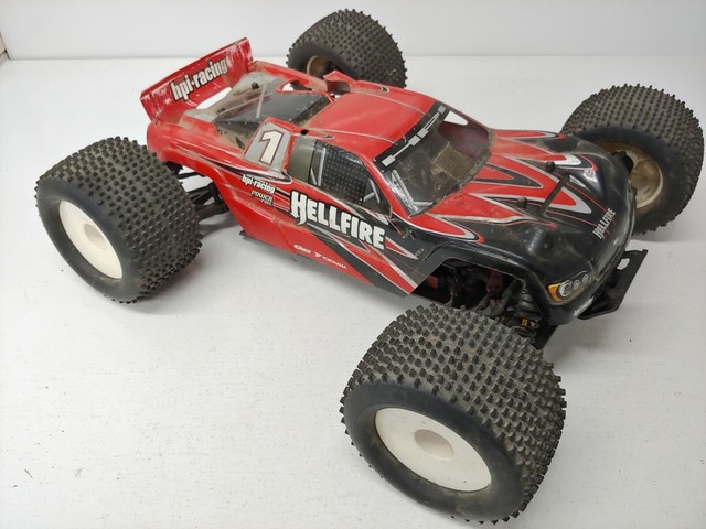 HPI Racing Hellfire 1/8 Nitro RC Truggy (Needs Repair) | eBay