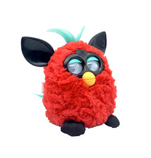 Hasbro Furby 2012 Rot Schwarz Hellblau elektronisches Spielzeug