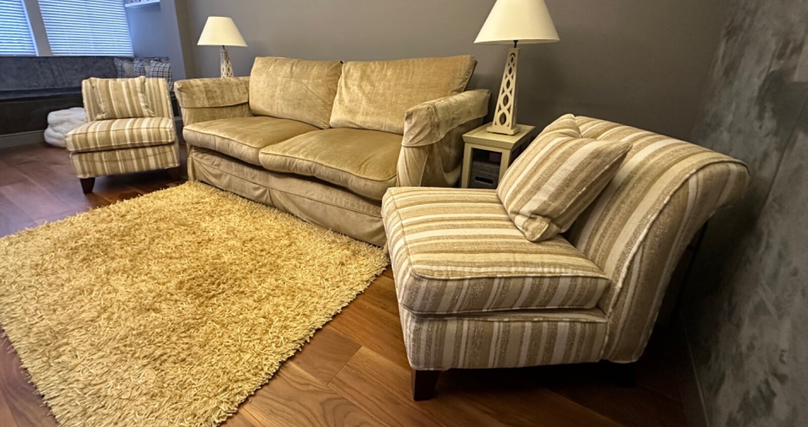 Extra Large 2 Seater Velvet Sofa used (Laura Ashley) eBay