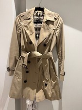 Burberry The Sandringham Trench Coat In Honey Uk02 Xxs