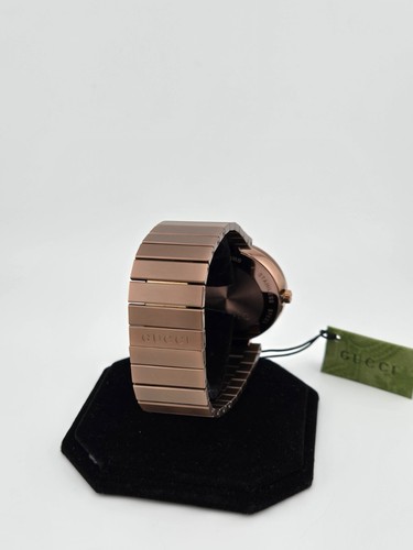 Gucci Men's G Interlocking XL Brown Dial PVD Watch - YA133211 ($1250 MSRP) - Picture 10 of 11