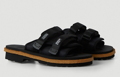 MONCLER X SUICOKE Moto Mountain Ripstop Vibram Sole Slides Schuhe