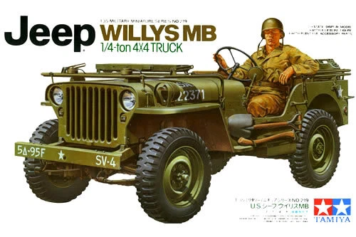 Us Jeep Willys Mb Ton 1:4 Plastic Model Kit TAMIYA - Immagine 2 di 2