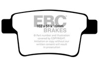 EBC Brakes DP41731R Yellowstuff BremsbeläGe FüR StraßE Und Track