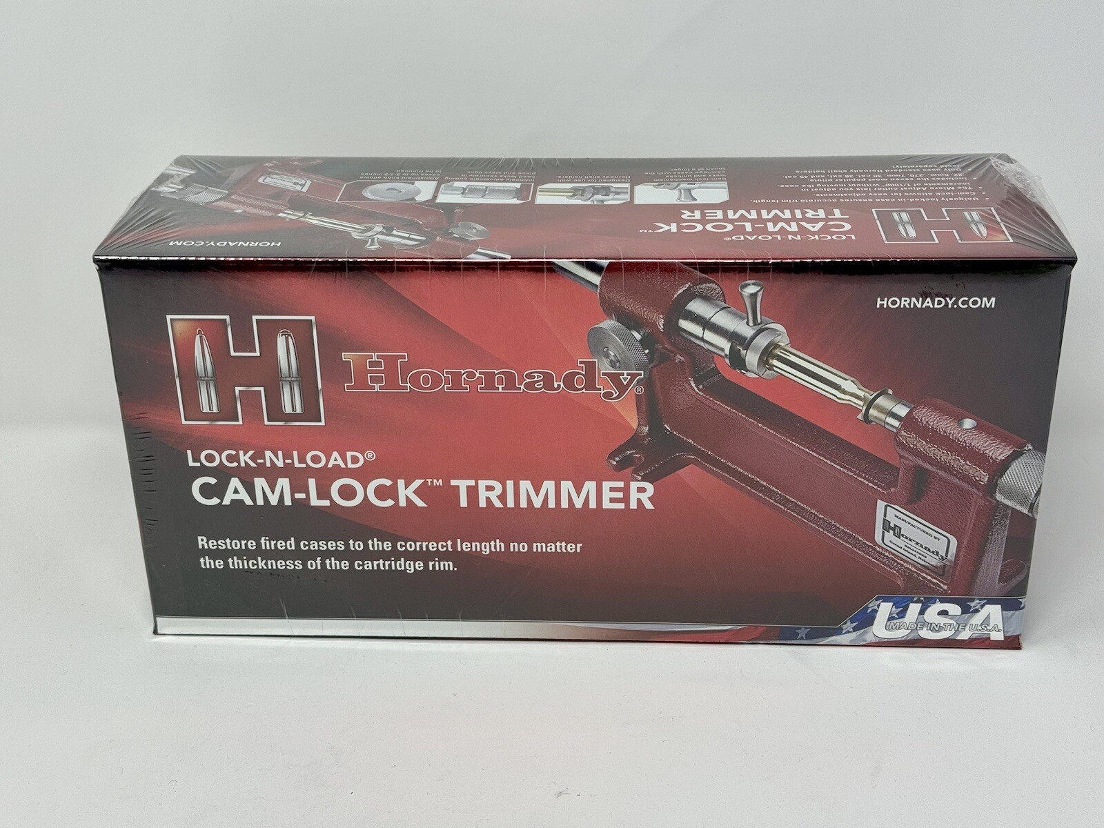 Hornady Cam Lock Case Trimmer Accurately Restores Fired Case