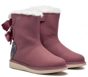 GEOX J844FA THYMAR scarpe bambina stivali stivaletti imbottiti pelle anfibi | eBay