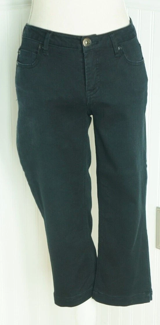 Liverpool Jean Company Michelle s Black Size 4 Capri 20