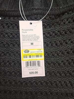 Wild fable Womens Open Work Sweater Tank, Size Medium | eBay