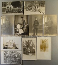 120554, 10 Gruppenfotos, Gruppenaufnahmen, Soldaten 1.Weltkrieg