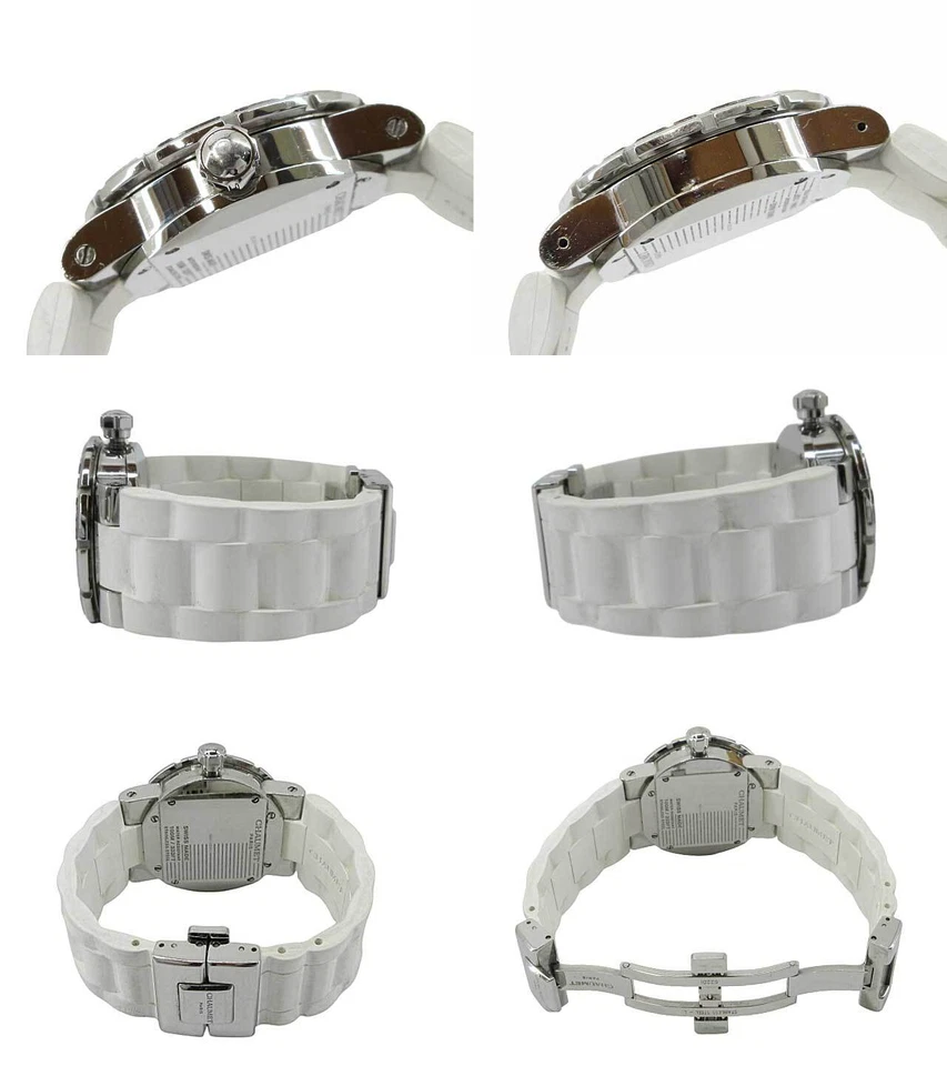 Reloj Pulsera Mujer USADO CHAUMET Clase Uno W17624-35A Bisel Diamante Cuarzo Foto 3 de 4