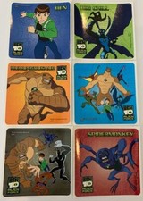 Lot of 12 Ben 10 Stickers - For Party Loot Bags Craft & Cards
