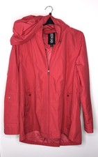 Size Xl D.e.t.a.i.l.s Hooded Rain Jacket Coat Pink