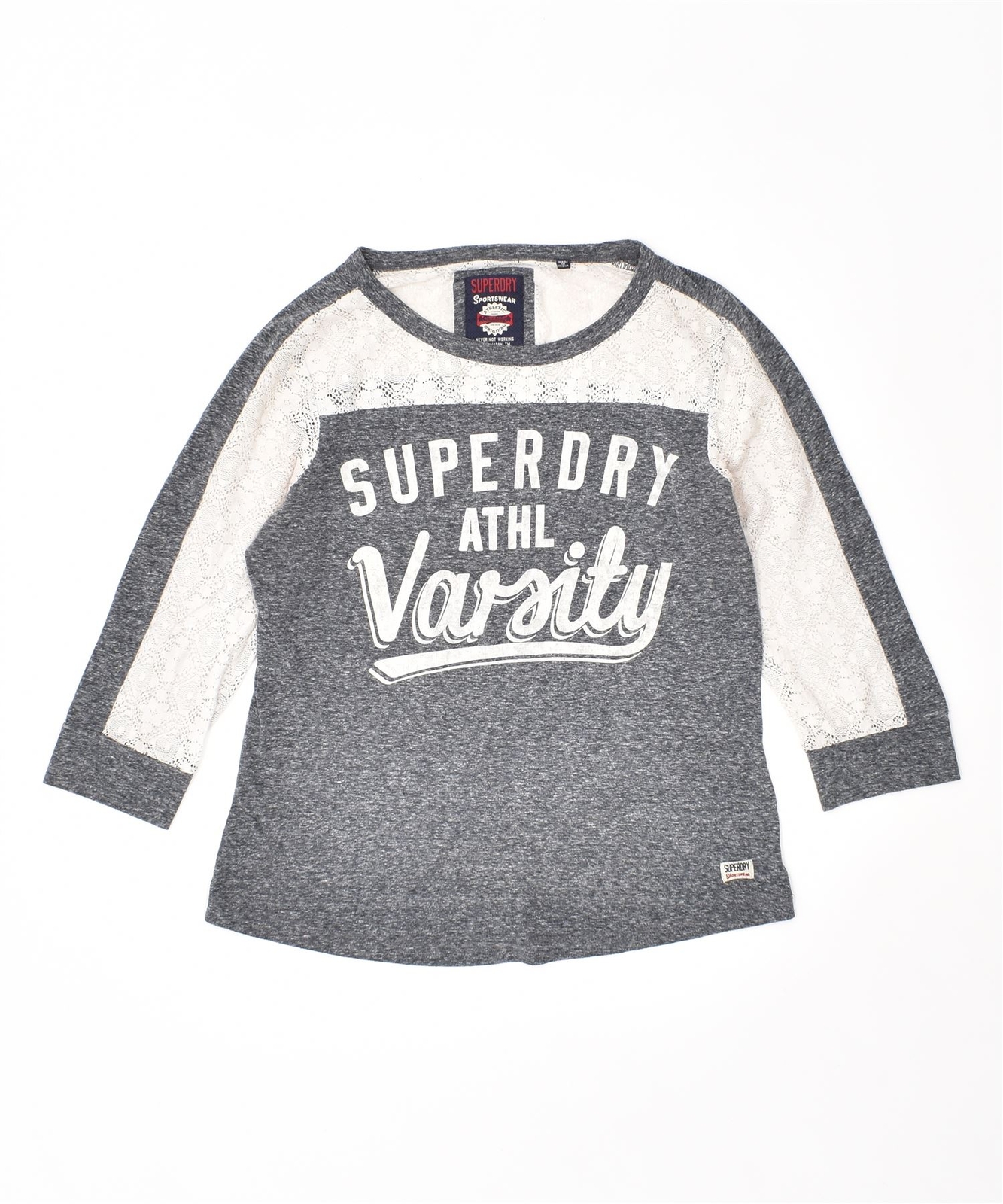 Womens 3/4 Sleeve Graphic Top Long 12 Medium GI09 | eBay