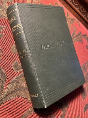 Three Feathers A Novel By William Black 1892 Harper & Bros HC