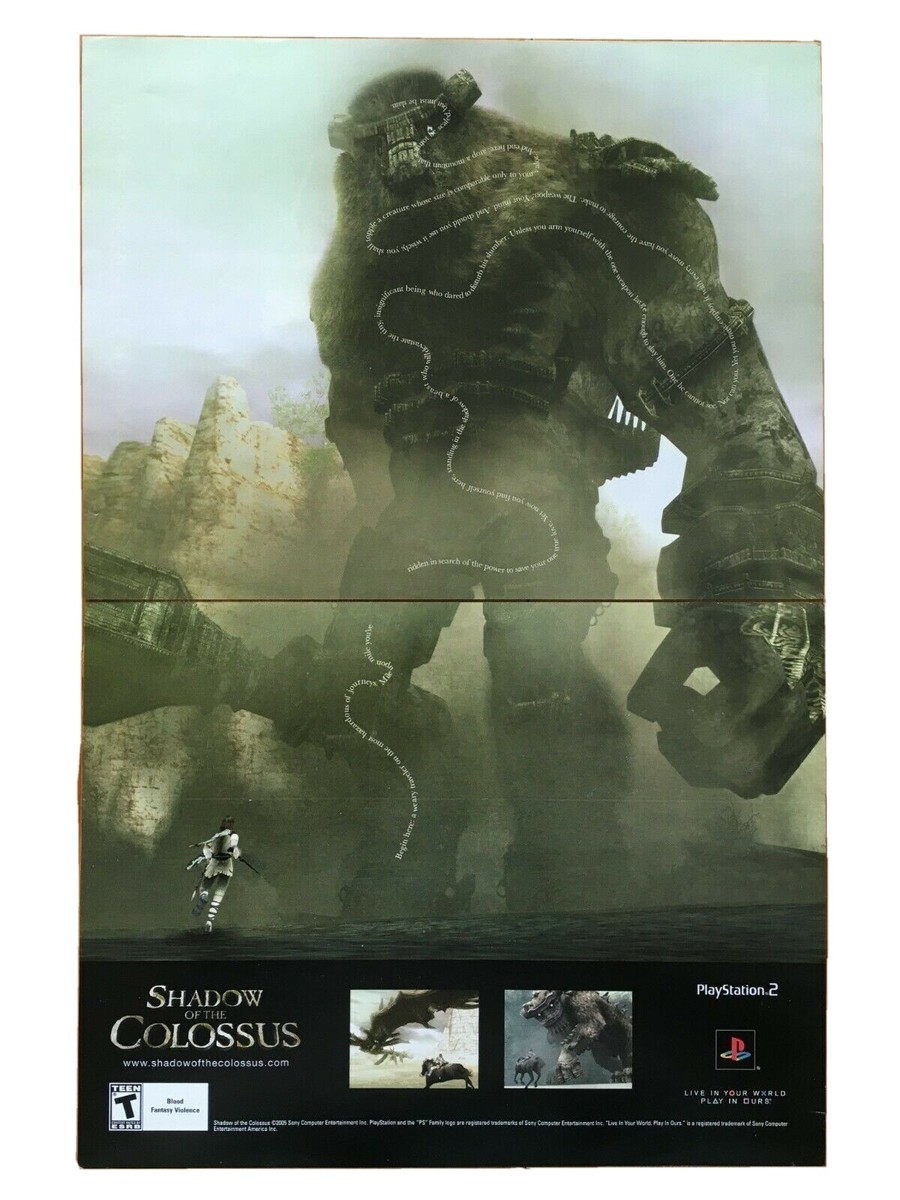 Shadow of the Colossus PS2 2005 Print Ad/Poster Official Art Shadow of the Colossus PS2 2005 Print Ad/Poster Official Art
