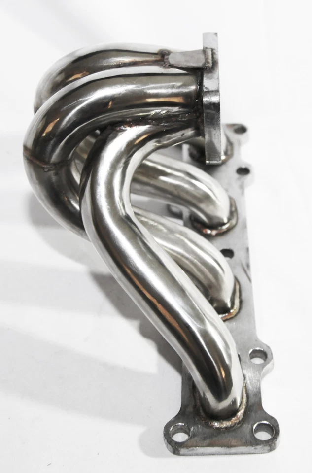 Colector de acero inoxidable para 94-05 Mazda Miata MX5 1,8 L DOHC T25/T28 brida Foto 4 de 4