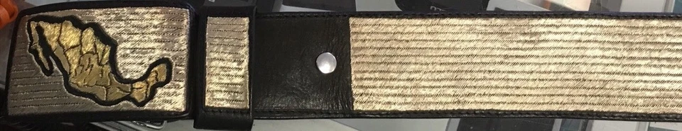 Cinturón vaquero charro hecho a mano Piteado para hombre Foto 2 de 4