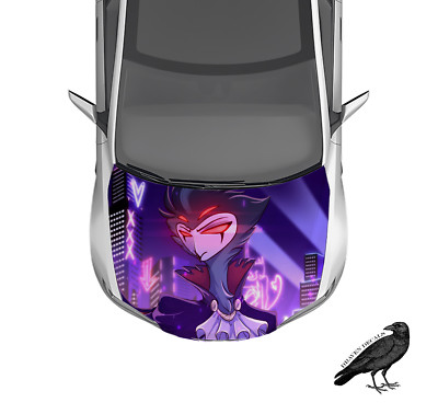 Stolas Helluva Boss Anime Hood Wrap S2 Weatherproof Vinyl Car Decal 50'' X 66''