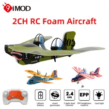 9IMOD RC Plane Glider 2 Channel MPP Foam Smart Gyro 2.4G Remote Control Aircraft