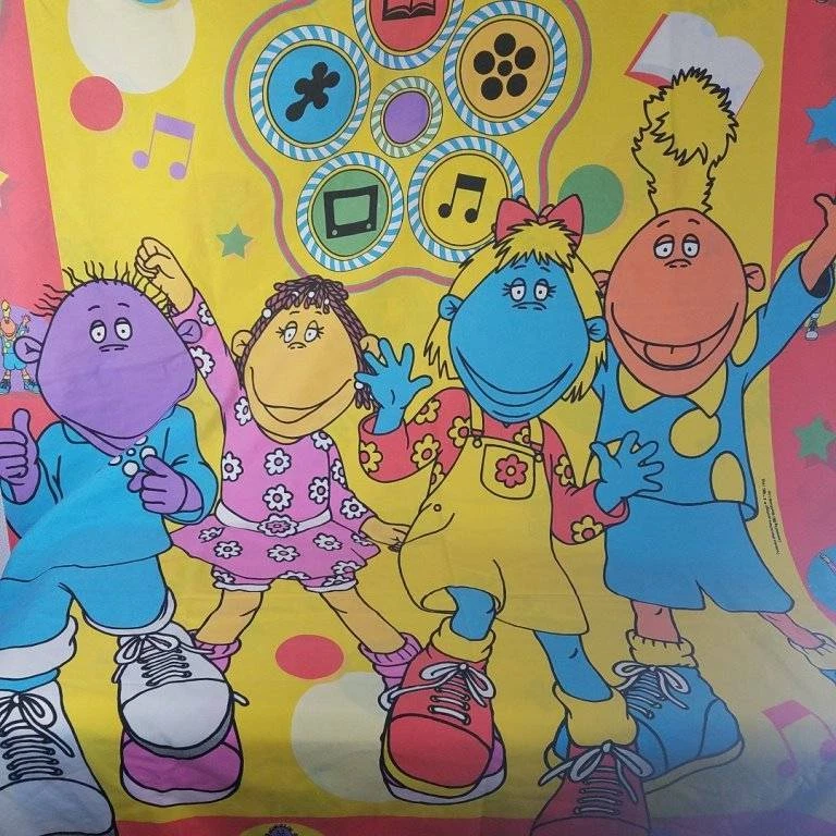 Edredón Edredón Campana Milo Fizz Jake Vintage Años 90 Tweenies BBC Tamaño Doble Foto 3 de 4