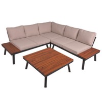 Lounge-Set Sitzgruppe Gartenlounge LoungemöBel Aus Akazie Massiv