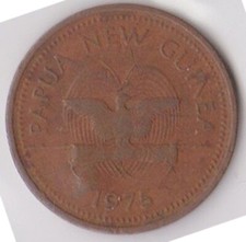 (H216-64) 1975 PNG 2 TOEA coin (BN)