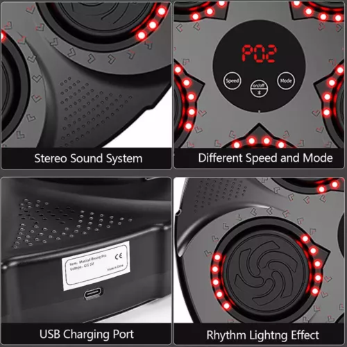 Boxing Machine Wall Mount Bluetooth Music Electronic Boxing Training Punching UK - Picture 14 of 17
