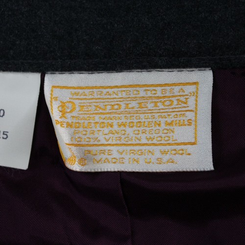 NWT Pendleton Womens Size 12 Modest A-Line Skirt Gray 100% Wool Everyday Wear - Picture 9 of 11