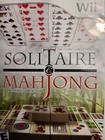 Solitaire Mahjong Nintendo Wii Video Game Complete with Manual