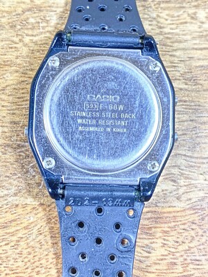 CASIO Xerox ECD-Watcher F-88W Digital Watch NEEDS Battery for sale