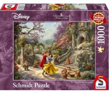 Schmidt Disney Thomas Kinkade Snow White Dancing 1000 Jigsaw Puzzle 