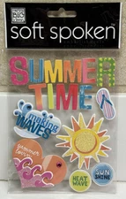 Me and My Big Ideas Soft Spoken Sunshine-Summertime Sticker Embellishments