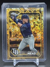 2024 Topps Gilded Collection - #140 Curtis Mead Mini Diamond Rookie Card /50