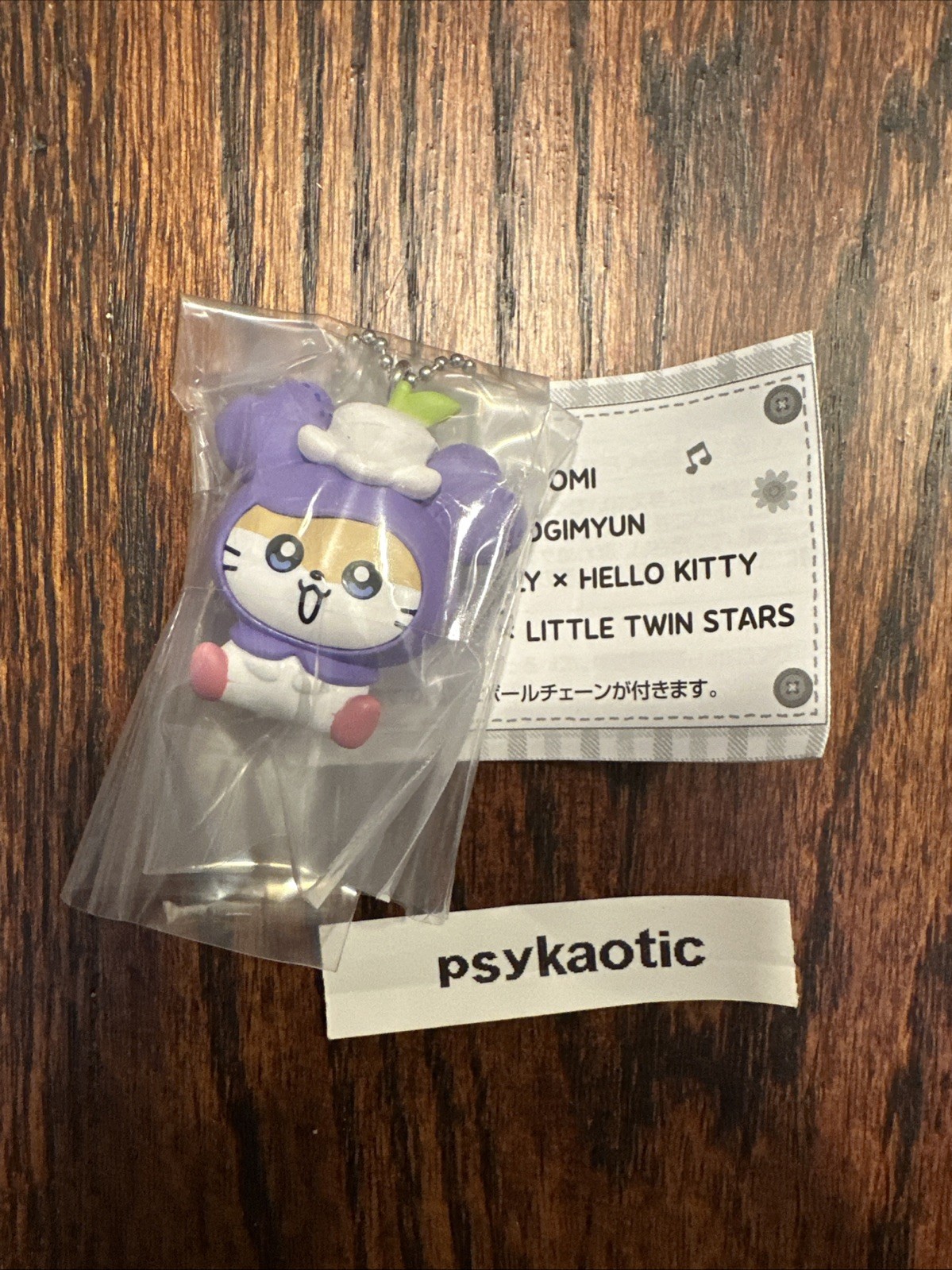 Gashapon Bandai Twice Lovely X Sanrio Characters Mascot Charm Capsule Kururin