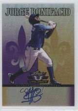 2012 Leaf Valiant Purple 22/25 Jorge Bonifacio #VA-JB2 Auto 0f8