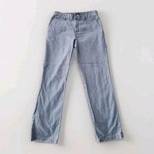 Vintage Womens Ralph Lauren Sport Chino Pants Blue Flat Front Cotton Straight 8