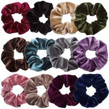 Scrunchies for Hair,12 Pcs Soft Hair Scrunchy Bobbles Elastic Hair Bands Ties...